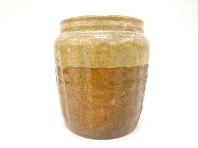  大樋焼　大樋長楽造　水指